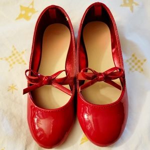 Gymboree red dress shoes